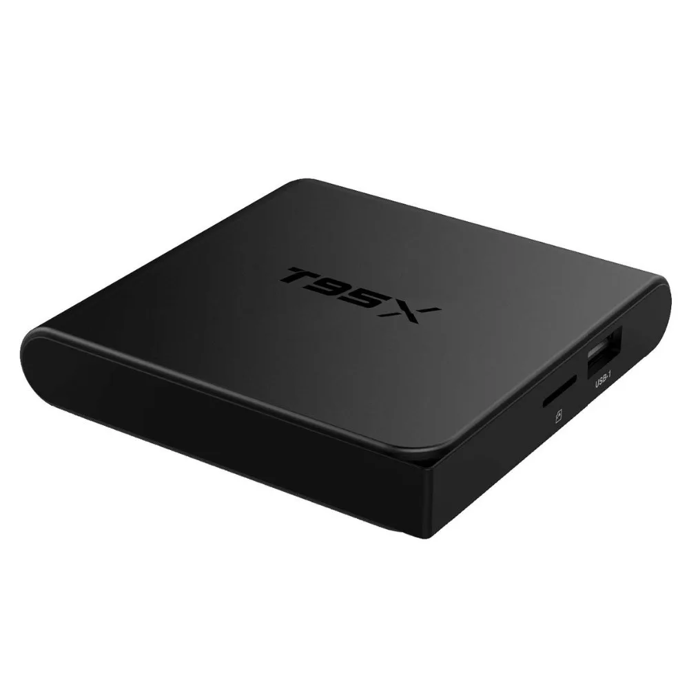 Портативный T95X ТВ приставка медиаплеер HD 2+ 8 Гб Android 5,1 приставка ТВ приставка Amlogic S905X четырехъядерный wifi ТВ приставка