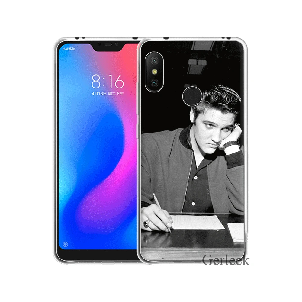 Мягкий ТПУ чехол Elvis Presley с поцелуем для Xiaomi Redmi Note 4 4X 5 6 Pro | Мобильные телефоны и
