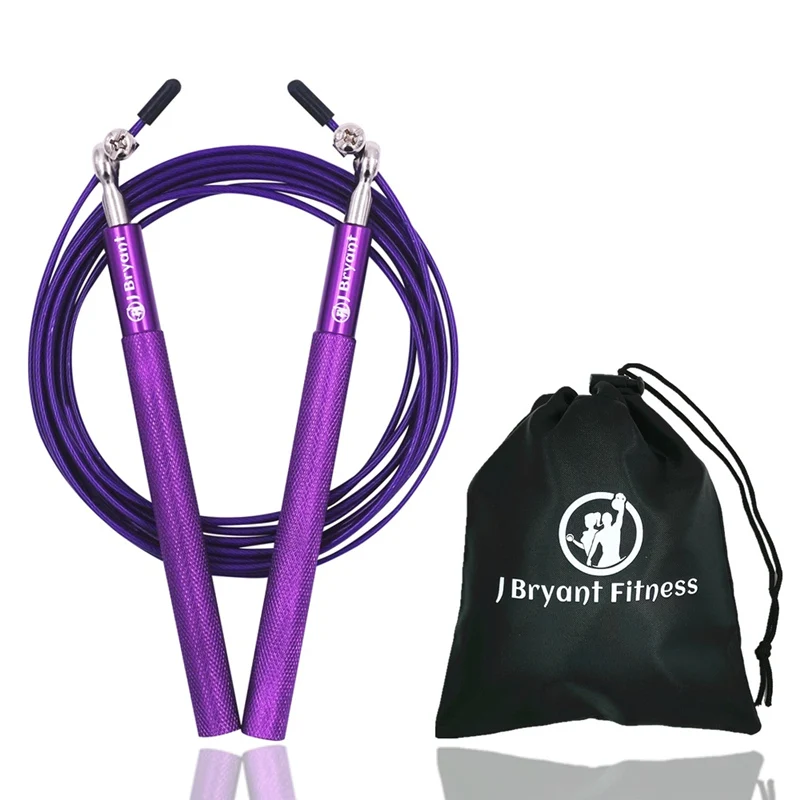 No Spare Cable J byrant Crossfit скакалка тренажеры Скорость Скакалка Профессиональная Скакалка скакалка для кроссфита для ММА Боксерские спортивная сумка Fitness пропустить TRAINING с сумкой запасной кабель рашгард - Цвет: No Spare Cable