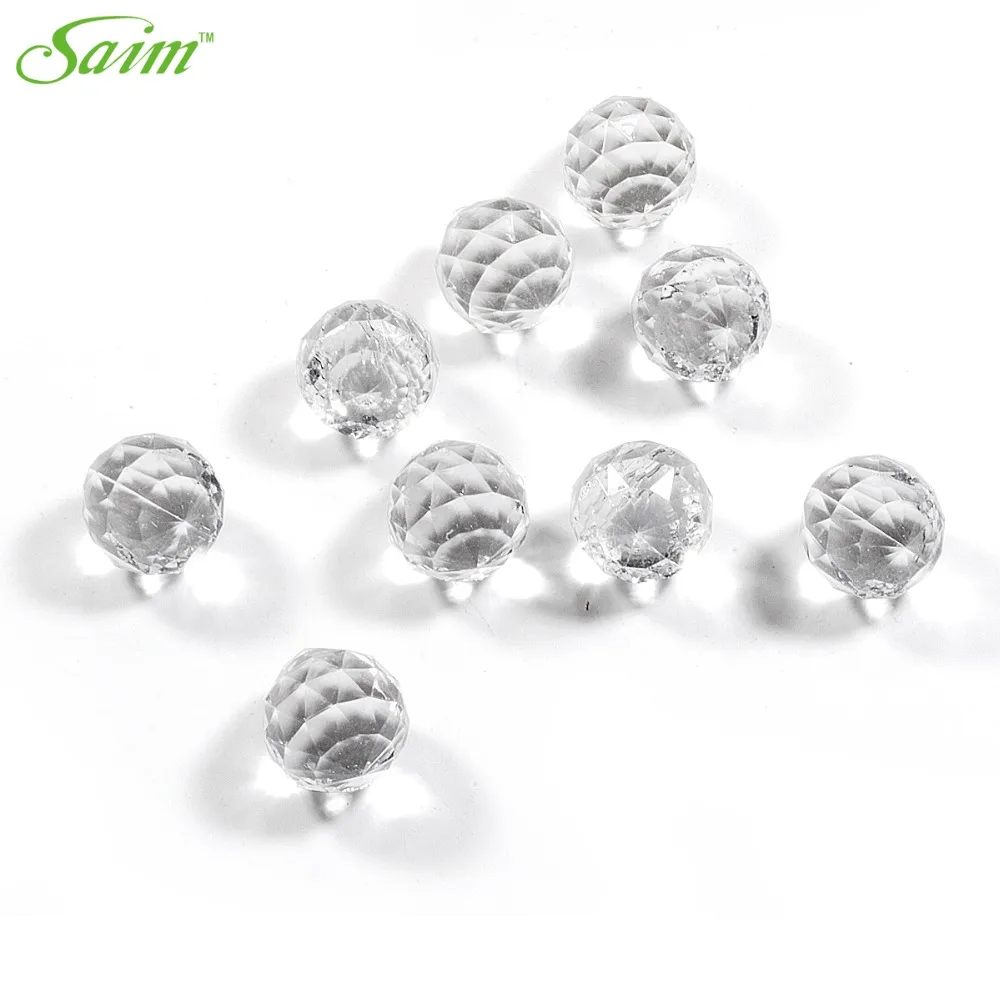 

80PCS/Pack Saim Translucent Clear Acrylic Ice Rocks Crystals Treasure Gems for Vase Fillers or Table Scatters B9-6269