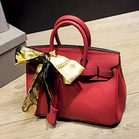 Женщины с замком и ленты Высокое качество черный небольшой портфель Долларовых