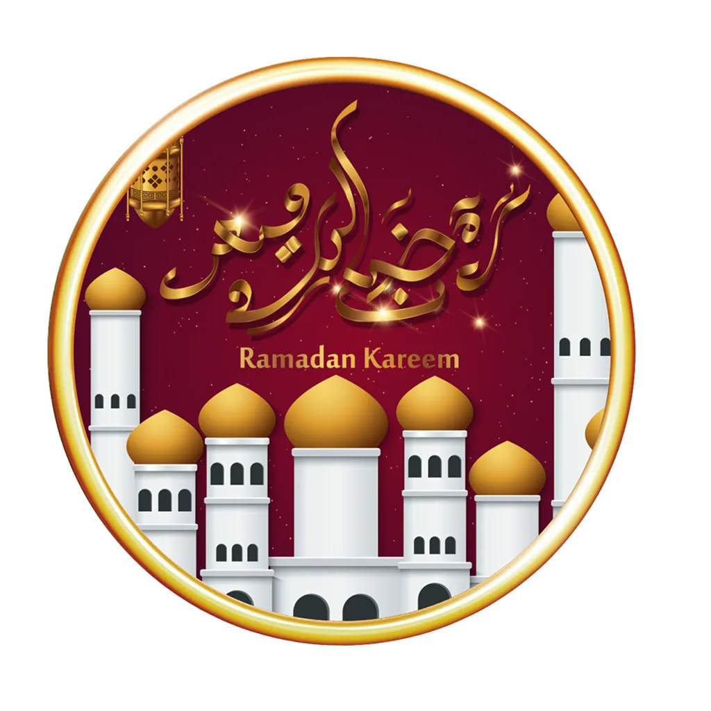 Новинка 2019 популярные товары наклейки для Eid Mubarak украшения на Рамадан исламского