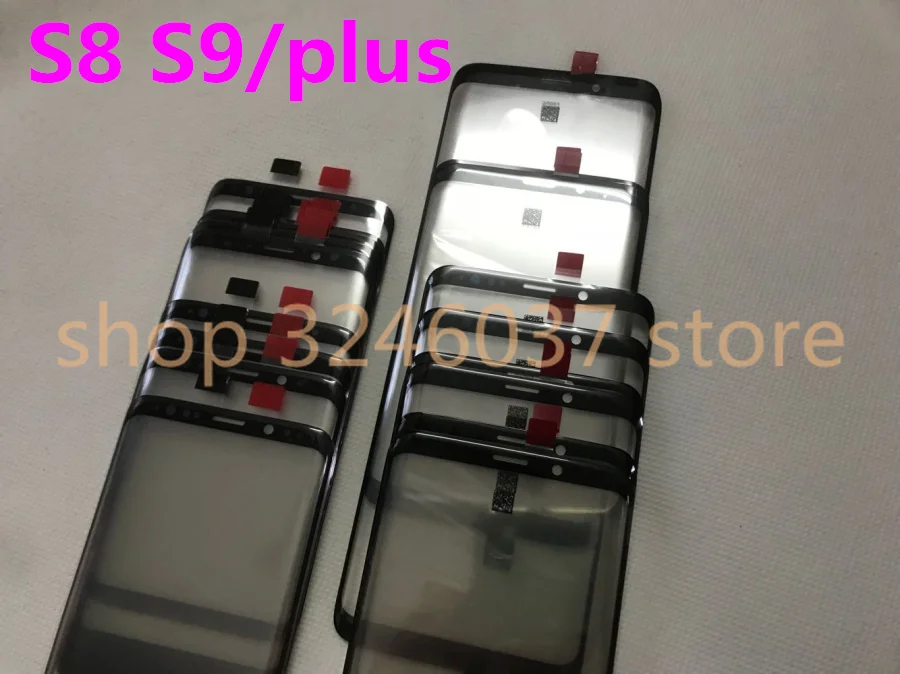 

5pcs/lot AAA+Replacement Outer Glass For samsung galaxy s9 edge G960 S9 plus edge G965 LCD Touch Screen Front Glass Outer Lens