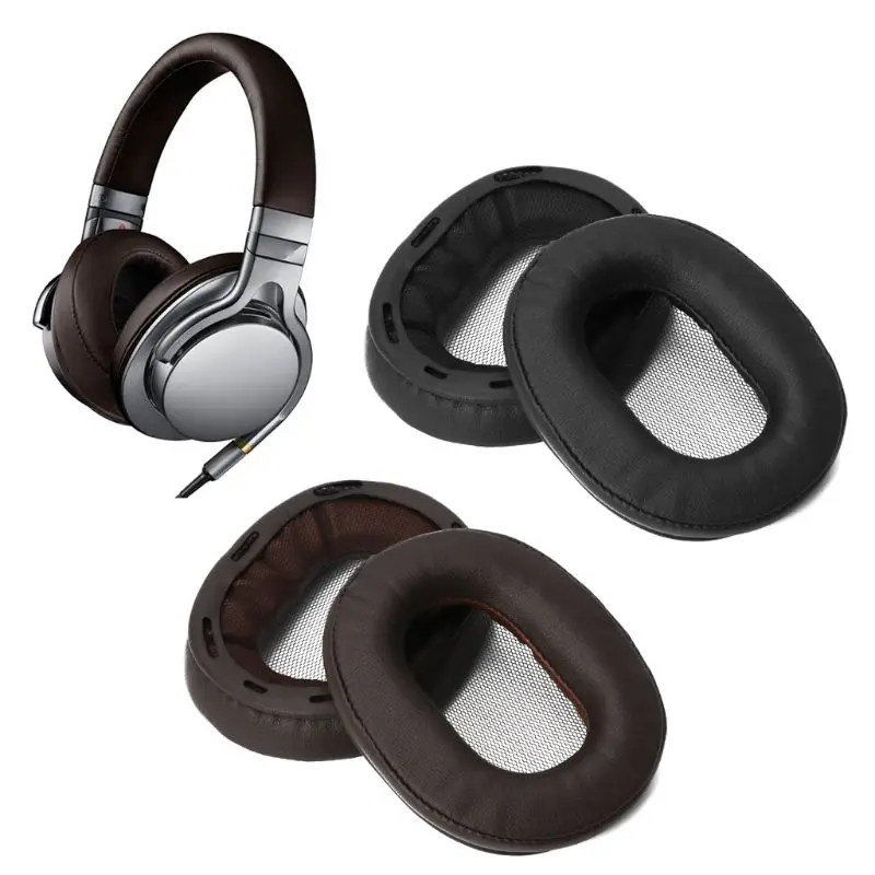 

Soft noise proof Replacement Earpads Earmuff Cushion For sony MDR-1R MK2 1RBT 1ADAC MDR-1A 1ABT Protein Leather Ear Pad Earphone