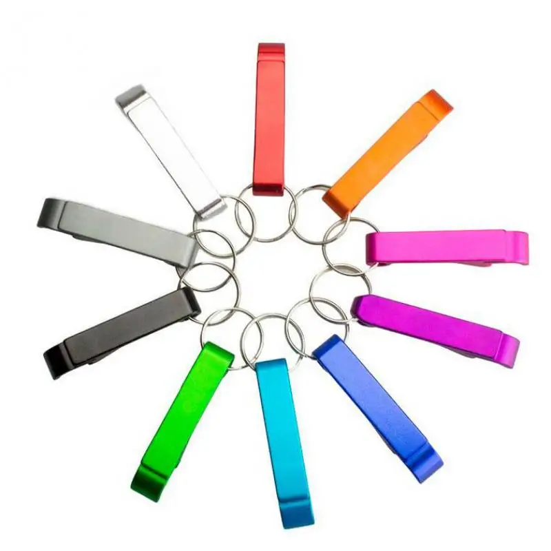 1 шт. открывалка для пивных бутылок брелок 4 в Алюминиевый Карманный свадебный