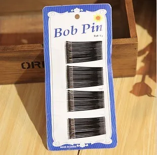 8 шт. заколка для волос аксессуары Оптовая продажа прямые шпильки большие черная