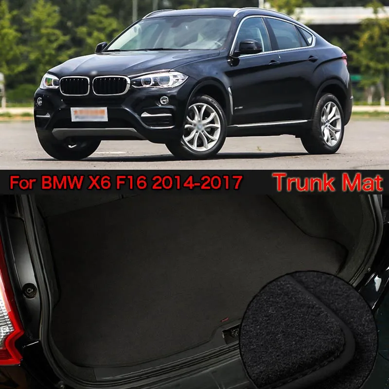 

Nylon Fabric Washable Car Trunk Cargo Liner Carpet Mats For BMW X6 F16 2014+