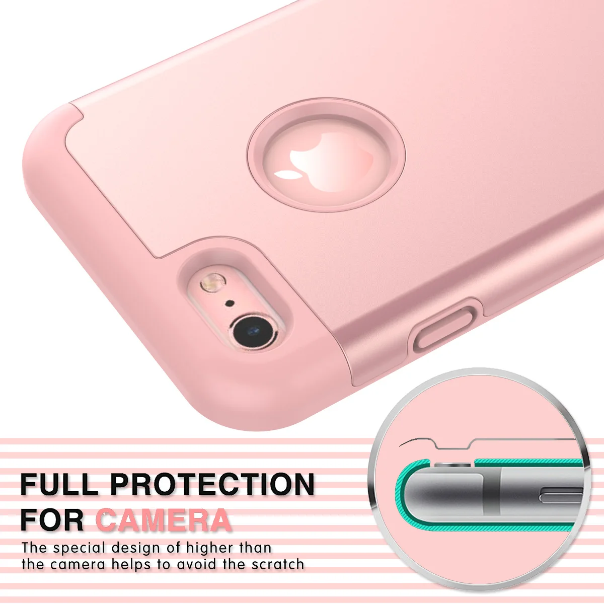 Силиконовый чехол грандевер для телефона iPhone 6 6s Plus противоударный роскошный