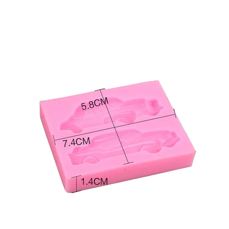 1 шт. мультяшный автомобиль силиконовая форма для торта шоколадные сахарные