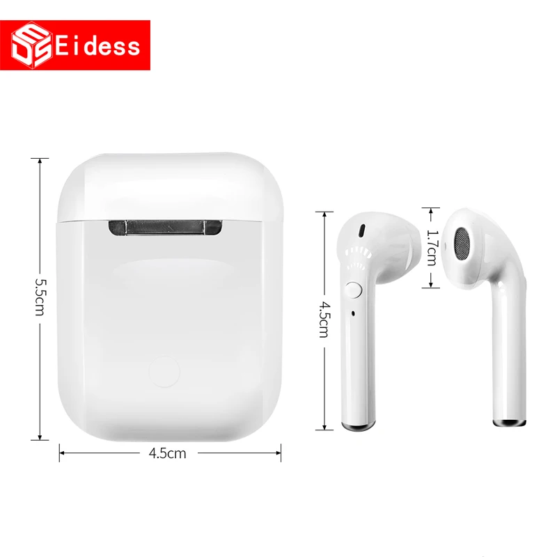 I9s TWS 5,0 Беспроводной Bluetooth гарнитура стерео наушники с зарядный чехол для всех компьютеров, наушники для смартфона всплывающих окон