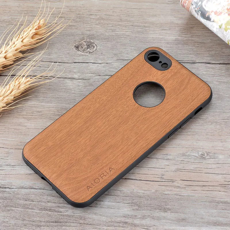 Чехол для iphone x 8 7 6s 6 plus чехол из кожи с рисунком дерева мягкий силиконовый