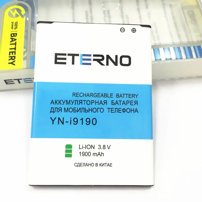 Батарея для телефона Eterno B500BE B500AE Samsung GALAXY S4 Mini батарея i9190 i9192 i9195 1900mAh Хорошее