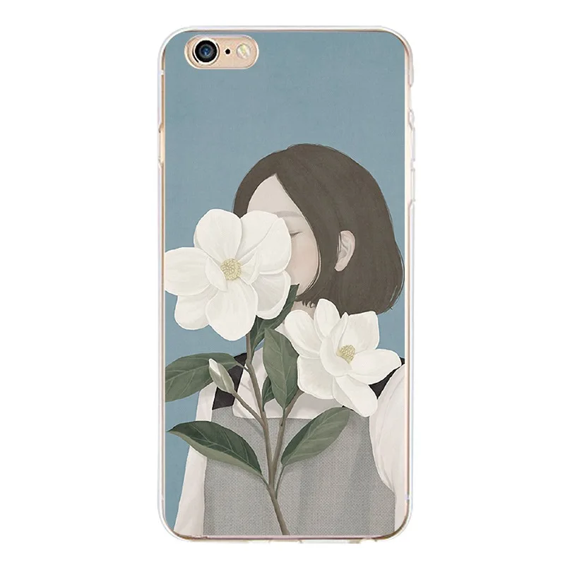 Модный Цветной мягкий прозрачный ТПУ чехол для телефона iPhone 4/4S 5 5S 6 6plus 7 8plus iPhoneX