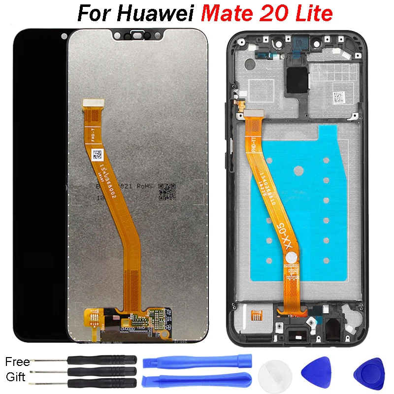 Оригинальный ЖК дисплей для huawei mate 20 lite с сенсорным экраном дигитайзер сборка