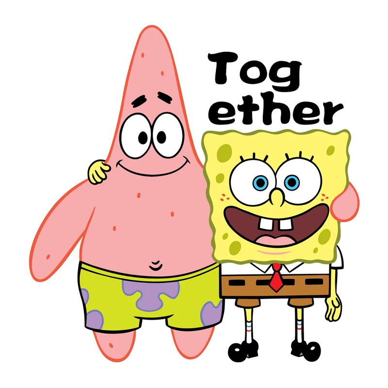 Hot Fashion Women T-Shirt Big Plus Size Tshirt Femme Prin SpongeBob Shirt Top White Female Tops Short Tee Funny Girl | Женская одежда