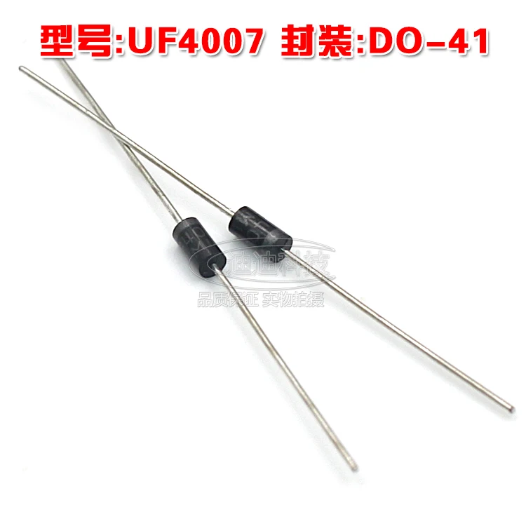 

New UF4007 DO-41 Fast Recovery Rectifier Diode Output 1000V 1A do-41 Straight