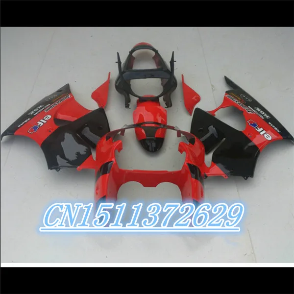 Dor НОВЫЙ aftermarket Набор для Kawasaki ZX 6R 2000 2002 красный черный обтекатель Ninja 636 комплект