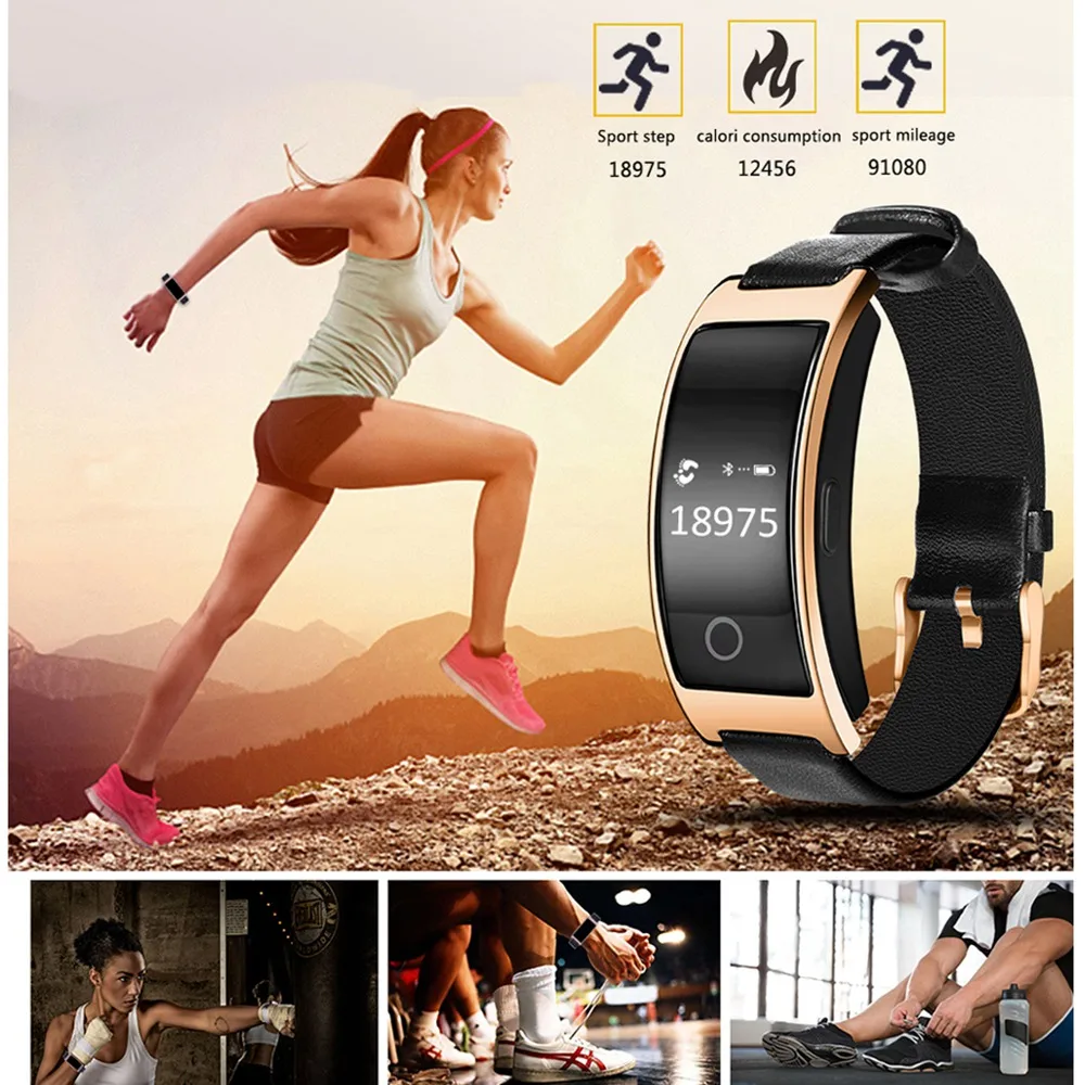 CK11S Smart Watch Bracelet Blood Pressure Heart Rate Monitoring Pedometer Fitness SmartWatch for Android IOS Nice PK CK11 F1 A09 |
