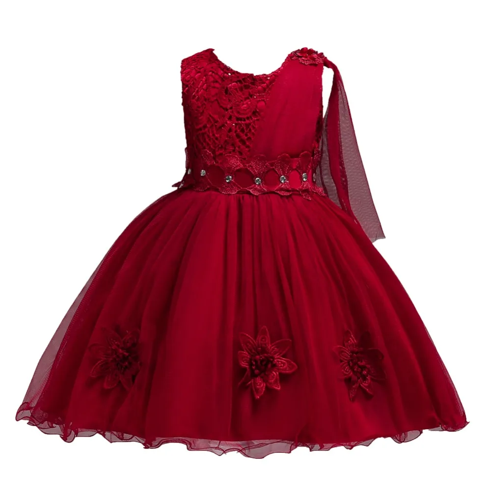 New Baby Girl Costume stage performance girl Princess sleeveless nail Ballet Dress Party and wedding dress | Детская одежда и
