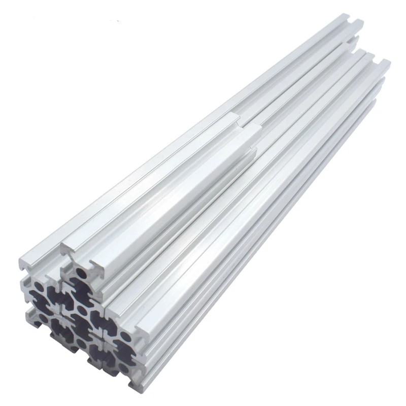 2pcs 300 400 450 500 600MM CNC European Standard Linear Rail 2020 Aluminum Profile Extrusion for DIY 3D printer workbench parts |