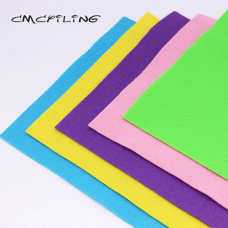 CMCYILING мягкая войлочная ткань для вышивки DIY Швейные куклы игрушки поделки 1 2 мм