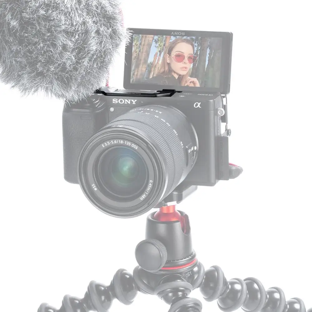UURig БЫСТРОРАЗЪЕМНАЯ пластина для Sony A6400 Vlog крепление микрофона удлинитель с