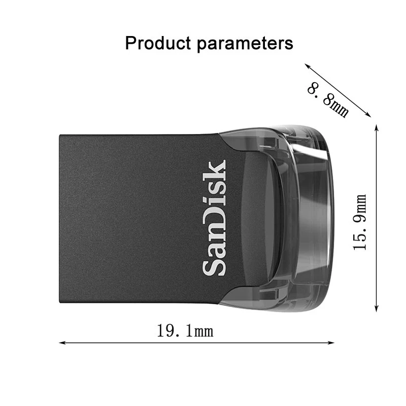 SanDisk USB Flash Drive 3.1 16GB Pendrive CZ430 Mini Memoria Stick 16gb disk on key cle usb cute music pen for PC | Компьютеры и офис
