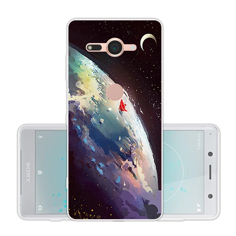 Для Fundas Sony Xperia XZ2 Compact H8314 H8324 ультра тонкий ТПУ задний телефон зеленый чехол 5 0