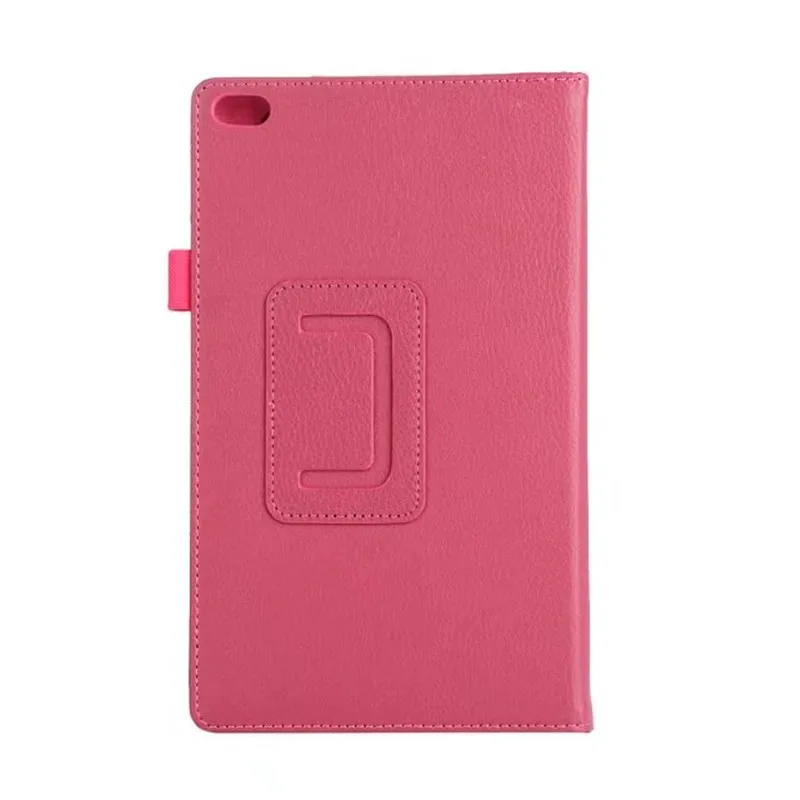 rose red Чехол для lenovo Tab 4 8 TB-8504X кожаный чехол-книжка с личи для lenovo Tab 4 8 TB-8504F TB-8504 TB-8504N 8,0 дюймов чехол для планшета - Цвет: rose red