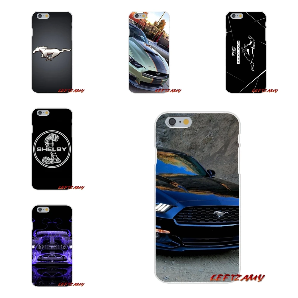 Аксессуары для телефона Чехлы Прохладный Ford Mustang Boss Смешные Логотип iPhone X 4 4S 5 5S 5C SE