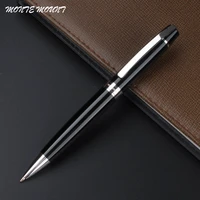 monte mount good quality new silver clip 802 black roller ball pen luxury school office supplies blance brand writing pen gift