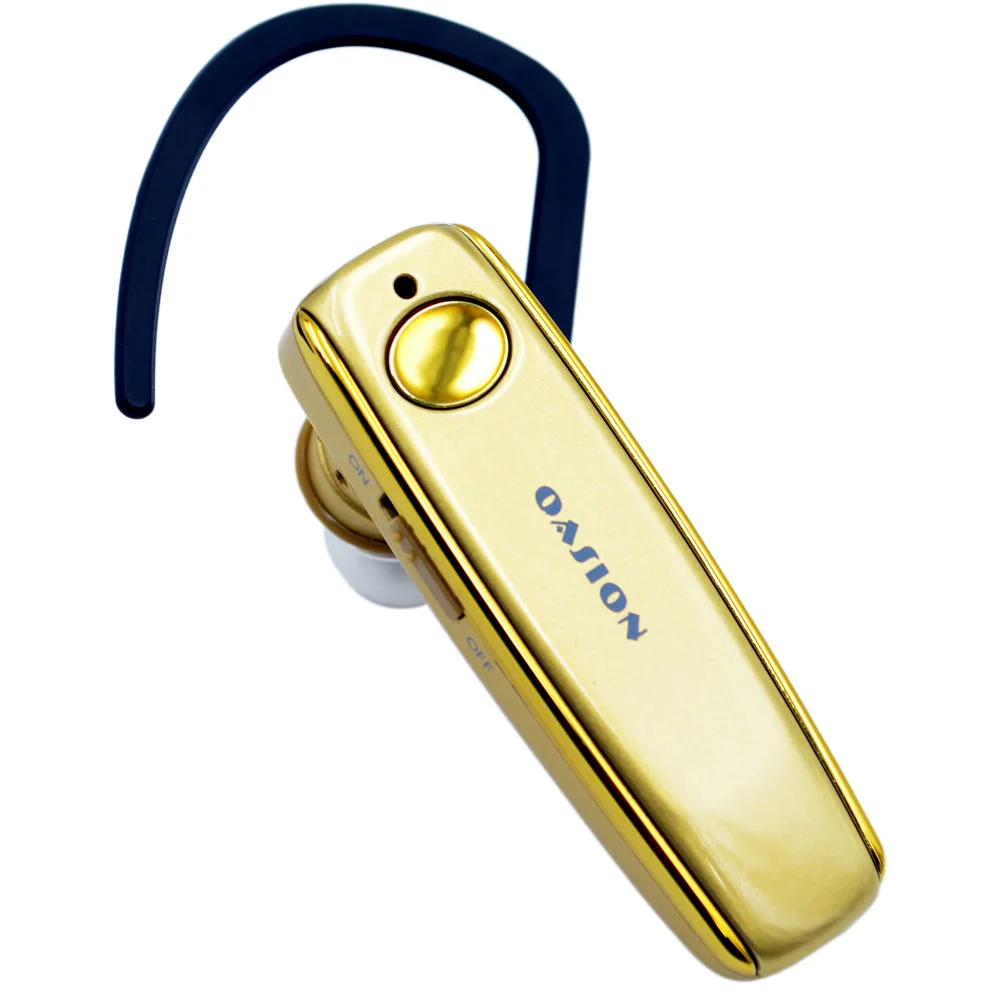 Oasion беспроводной гарнитуры Bluetooth с шумоподавлением Бизнес Bluetooth наушники беспроводные наушники для мобильного телефона - Цвет: RU-Golden