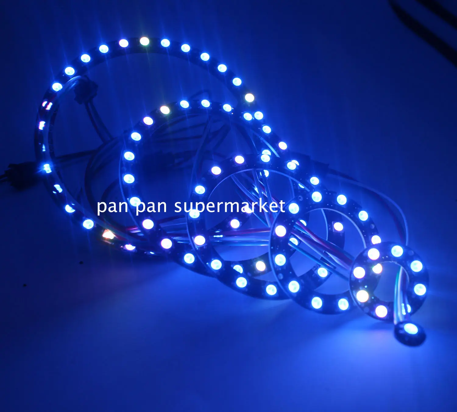 WS2812B pixel Ring 1 8 12 16 24 32 40 48 60 93 241 светодиоды WS2812 SK6812 5050 RGB LED WS2811 ic встроенный DC5V | Лампы