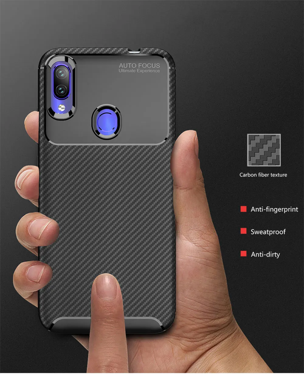 Для Xiaomi Redmi 7 7A чехол роскошный чехол из углеродного волокна противоударный чехол для телефона для Redmi 7 A чехол 360 полная защита бампер