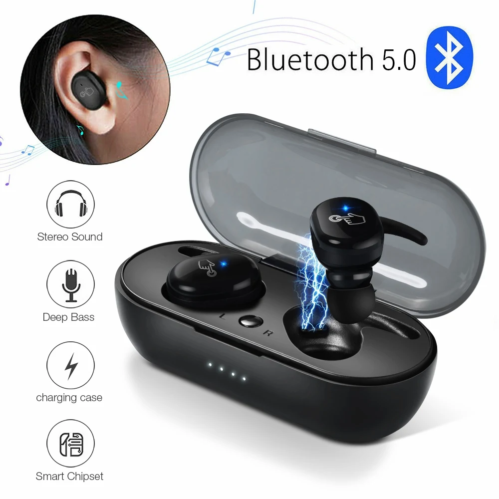 Bluetooth 5 0 TWS беспроводные наушники стерео спортивные игровая гарнитура PK i10