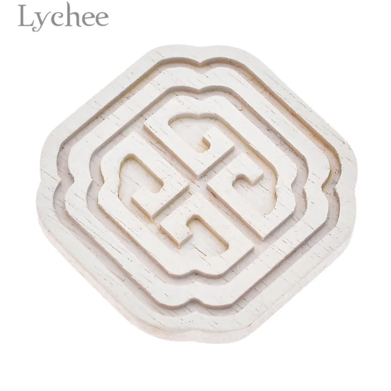 Lychee квадратный деревянный ящик с выдвижной ручкой резной Шкаф Тянет мебельный