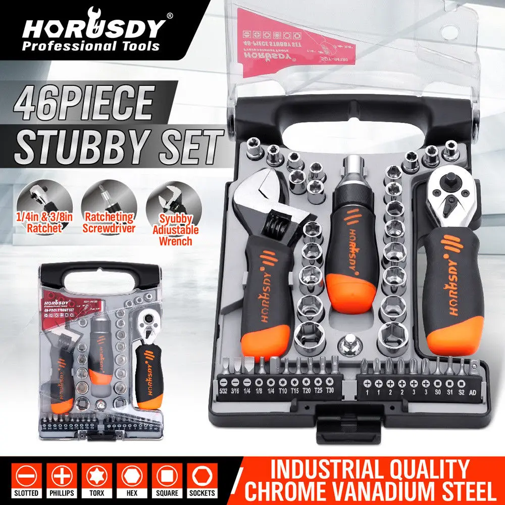 46 шт. Трещоточный ключ набор гаечных ключей регулируемый гаечный с открытым