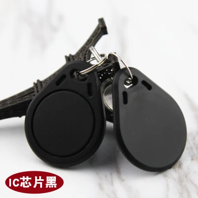 500pcs/Lot F08 RFID 13.56 Mhz IC Tag Token Key Ring cards Blue red black nfc tag | Безопасность и защита