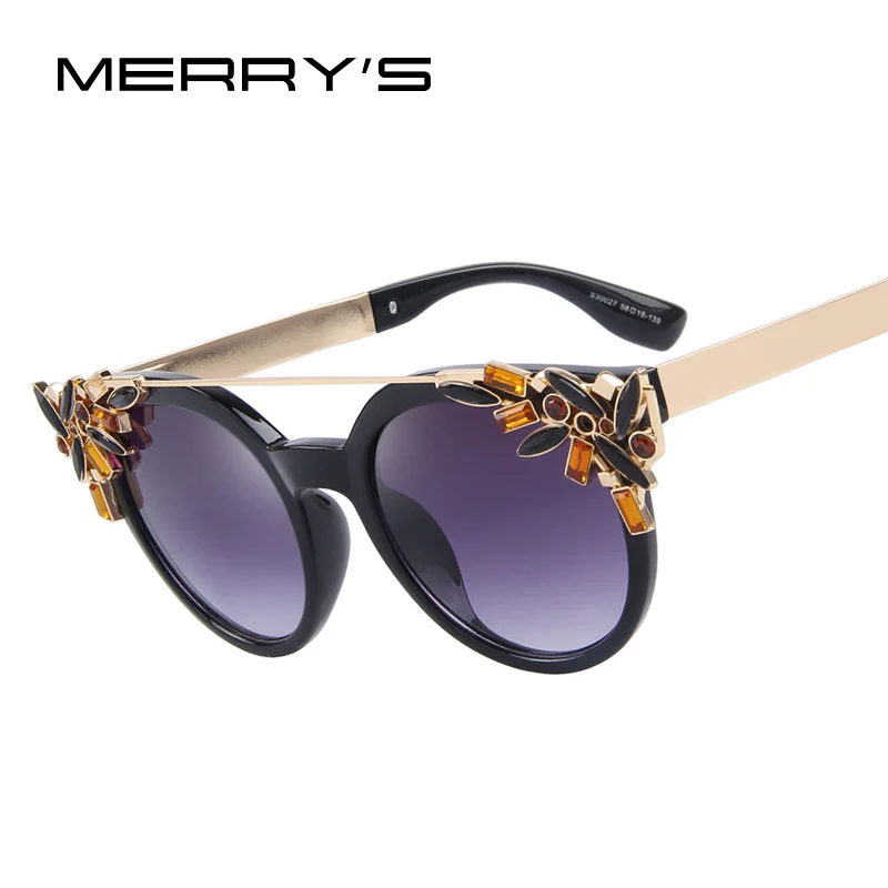 Женские солнцезащитные очки кошачий глаз винтажная брендовая дизайнерская