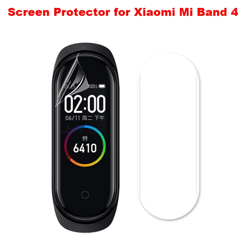 Защита для экрана Xiaomi Mi Band 4 Miband HD ультра тонкая пленка против царапин мягкая band