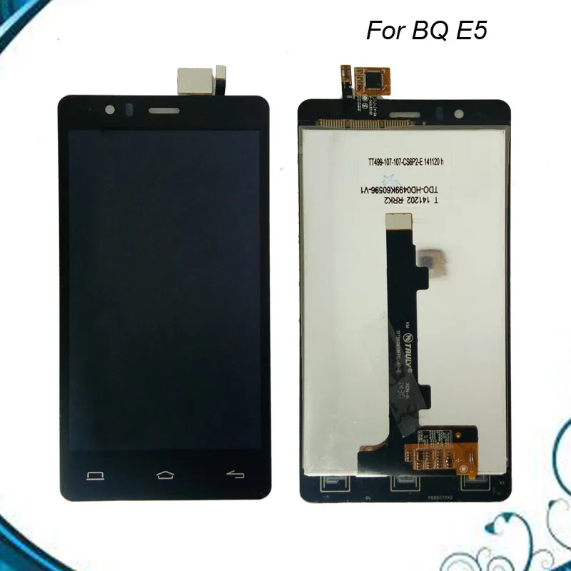 Черный ЖК дисплей для BQ Aquaris E5 0858 0760 0759 0982 версия LCD + кодирующий преобразователь