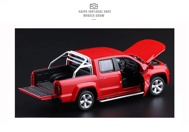 Высокая имитация изысканный Caipo автомобиль 1:30 модель Amarok сплав модель грузовика Быстрый фруктовый для детских игрушек Коллекция