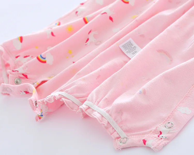 Боди для маленьких девочек 100% хлопок Одежда младенцев одежда с принтом радуги