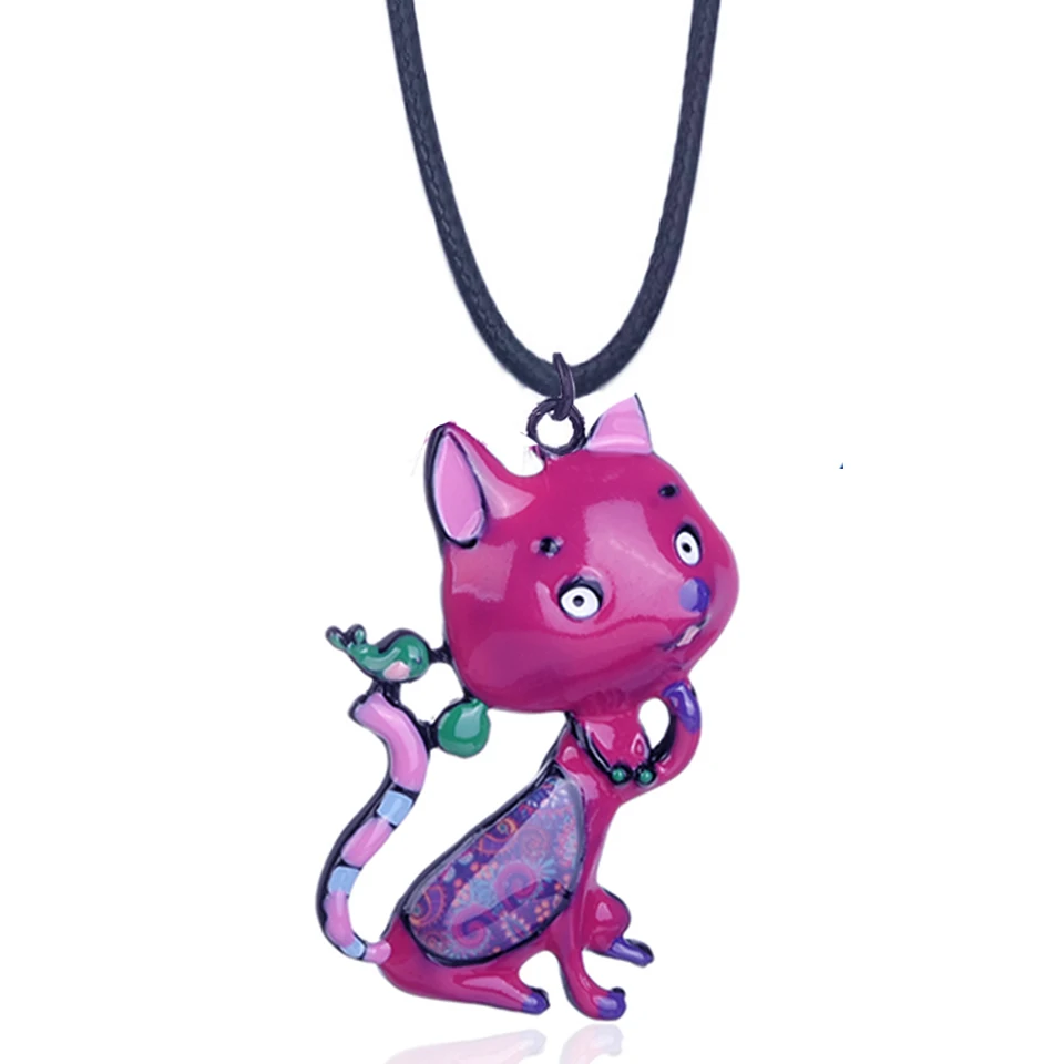 D &amp Rui Женская бижутерия ожерелье животное кошка птица животные подвеска