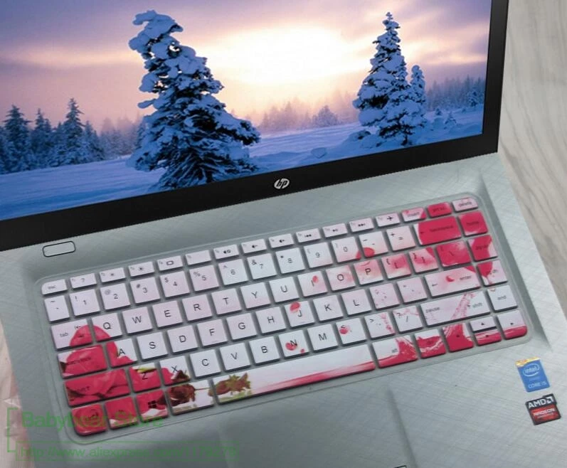 Защитный чехол для клавиатуры ноутбука HP ENVY 14 pavilion X360 13 (версия 0) U204TX envy j104tx|keyboard