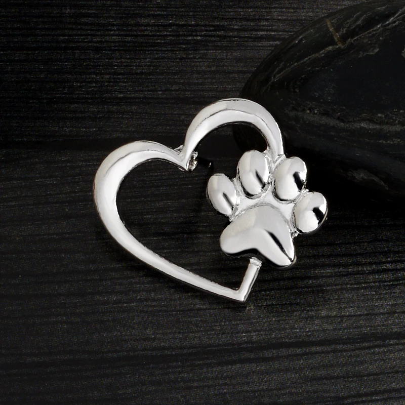QIHE ювелирные изделия рисунок питомца с надписью love pins Броши Булавки на лацкан