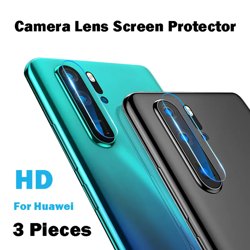 3 шт. Защитная пленка для задней камеры Huawei P30 P20 Lite Mate 20 X Pro Camera закаленное стекло