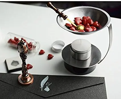Mdlg Винтаж 90 шт. Deep Red Heart Форма бутылках Стекло для Воск уплотнительное штамп