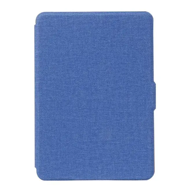 Синий Защитный чехол с текстурой ткани для " Amazon Kindle Paperwhite 1/2/3 - Цвет: Синий