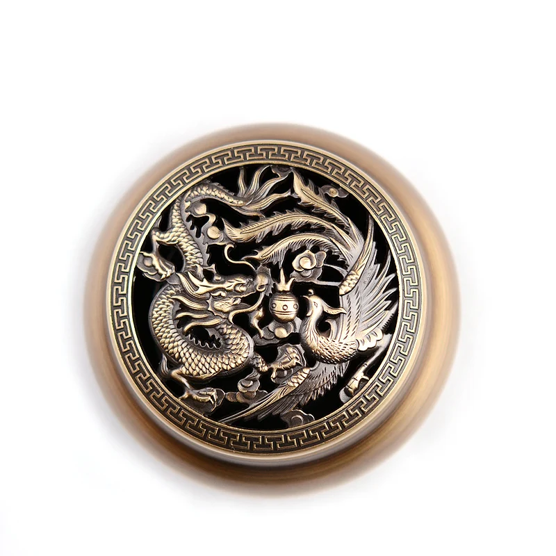 Горелка для благовоний Dragon Phoenix чистая медь кадильница предметы интерьера база